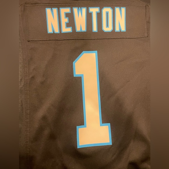 Nike Carolina Panthers Cam Newton #1  jersey black size S - Picture 4 of 5